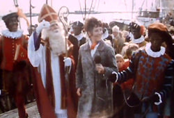 Intocht Sinterklaas 1970 (Piet Romer, Adrie van Oorschot en Mies Bouwman)